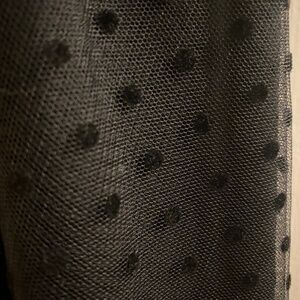 Ann Taylor  Tulle Black Maxi Skirt